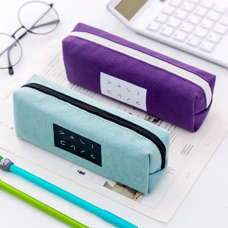 Multifunction School Pencil Case Bags Large Capacity Canvas Pen Box For Boy Students Gifts Stationery Supplies