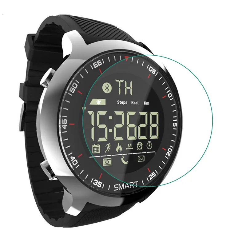 Смарт часы из закаленного стекла прозрачная защитная пленка для lokmate MK18 Bluetooth Smart