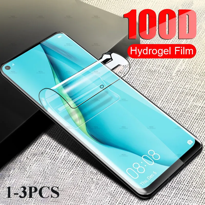 Гидрогелевая пленка 100D для huawei p30 pro p40 lite p20 mate 20 Защитная экрана huwei p40lite p30lite