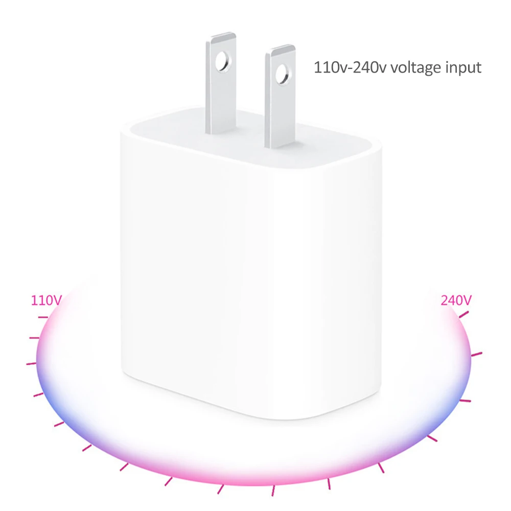 18 Вт Быстрая быстрая зарядка PD зарядное устройство для Apple IPhone 11 Pro XR XS Max IPad usb type C евро/США Путешествия мощность адаптер мобильного телефона