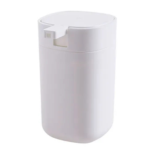Белый Portable push-type hand soap shower gel sub-bottle travel shampoo small bottle detergent core bottle LL10221004 - Цвет: Белый