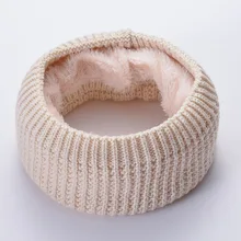 Детский зимний шарф-снуд, вязаные шарфы для девочек и мальчиков, модный шарф-петля с воротником, с серебряной линией, черный, розовый, бежевый