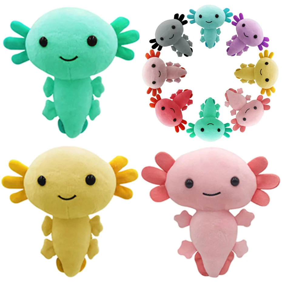 Новинка 2021 милая плюшевая игрушка Axolotl мультяшное милое животное мягкая кукла