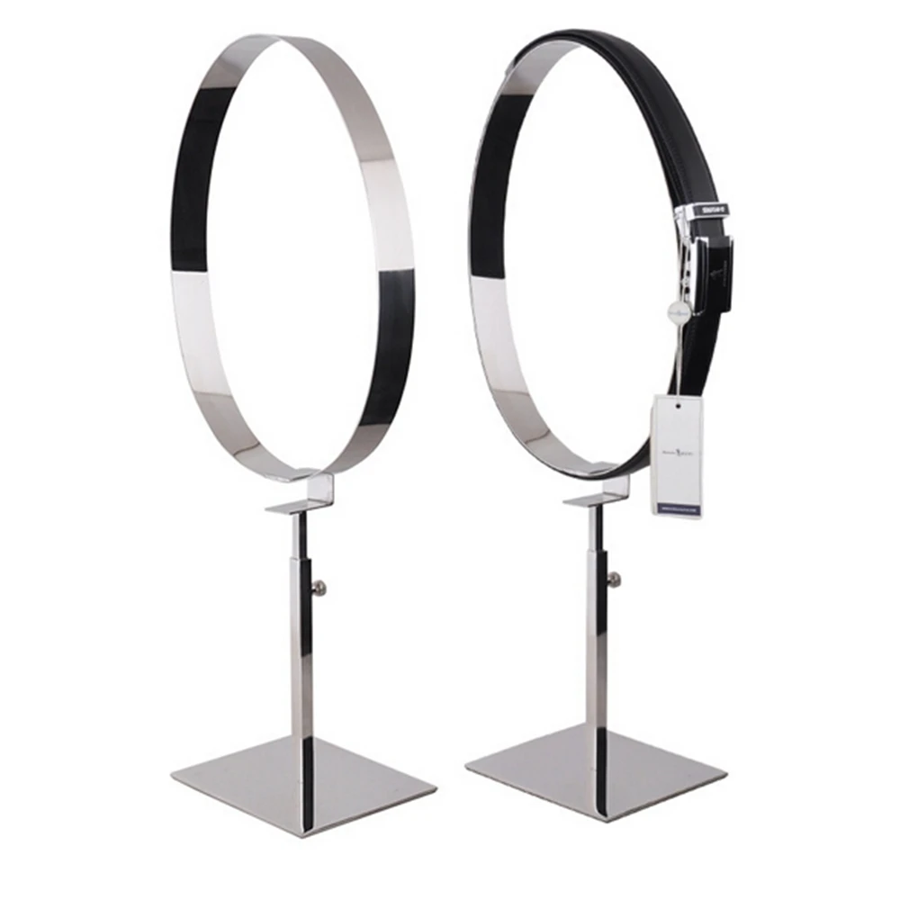 Metal Silvery Stainless Steel Mirror Belt Holder Belt Support Holder