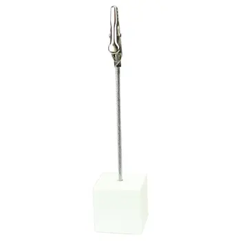

Color Cube Stand Alligator Wire Photo Clip,Memo Card Holder,Table Wedding Party Place Favor,Customized Gift Note Clamp
