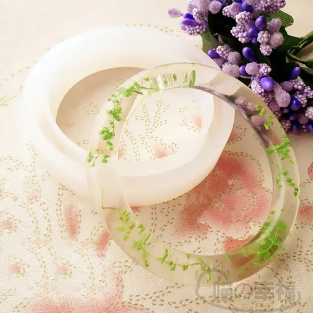 1X Silicone Bracelet Mould Mold For Resin Curve Bangle DIY Jewelry Making new arrival 2020 2