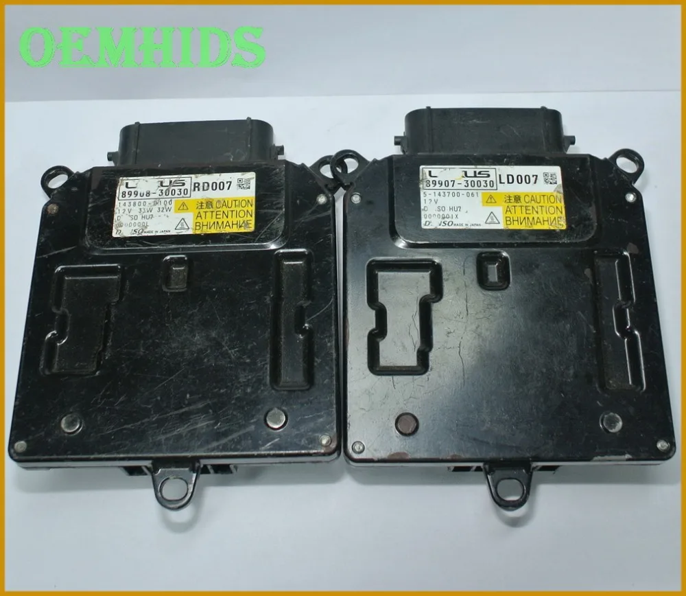 LEXUS 89907-30030 LD007 89908-30030 RD007 For LED headlight control unit module