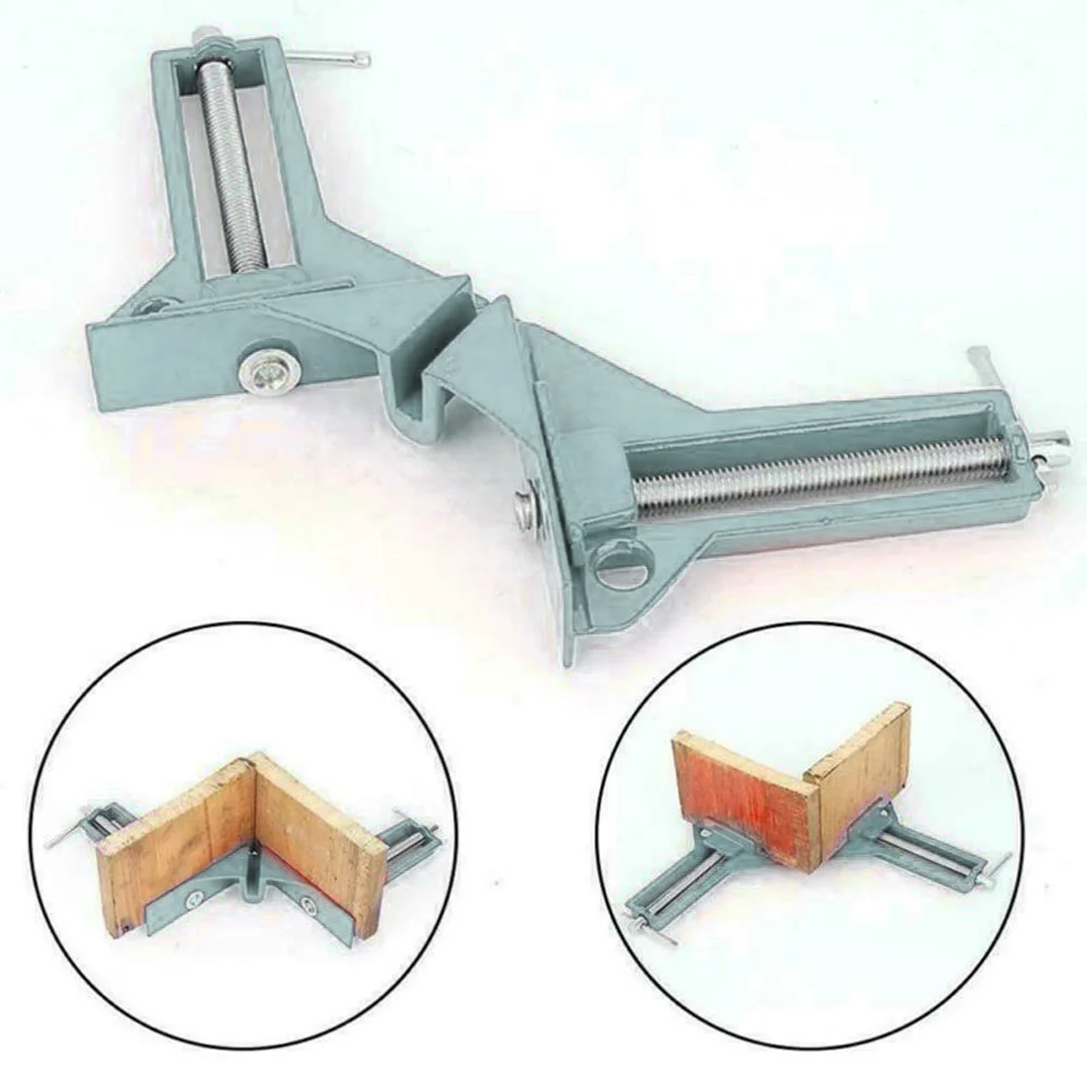 Workshop Right angle clamp 1pc Aluminum alloy Silver 90 degree Picture Frame | Инструменты