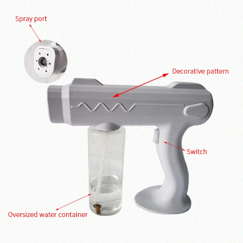 800ml de carregamento sem fio nano atomização