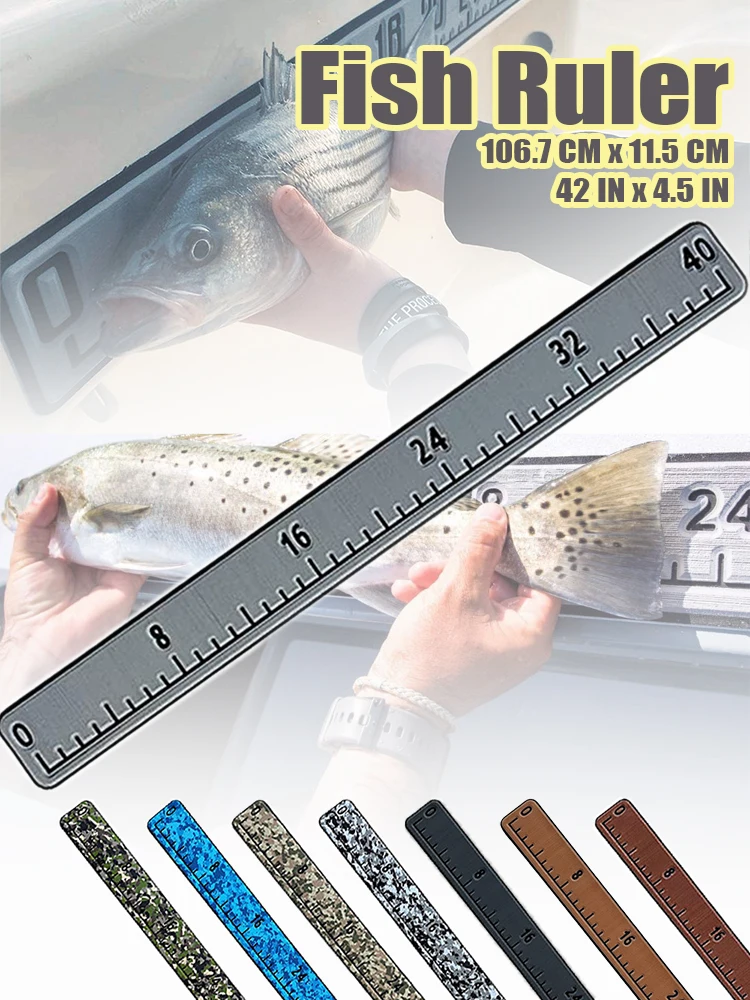 100cm EVA Foam Fish Ruler for Fishing Boats Yacht Non-skid Surface