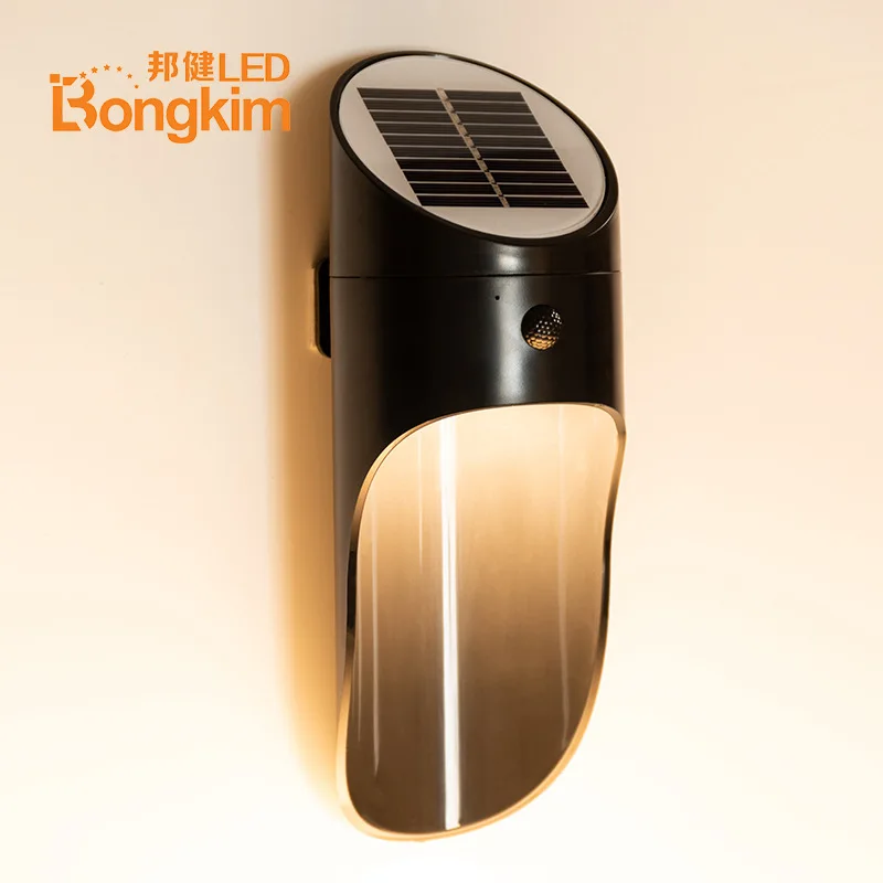 Cross Border Strange New Human Body Sensing LED Solar Wall Lamp Outdoor Waterproof Garden Lamp Solar Street Lamp