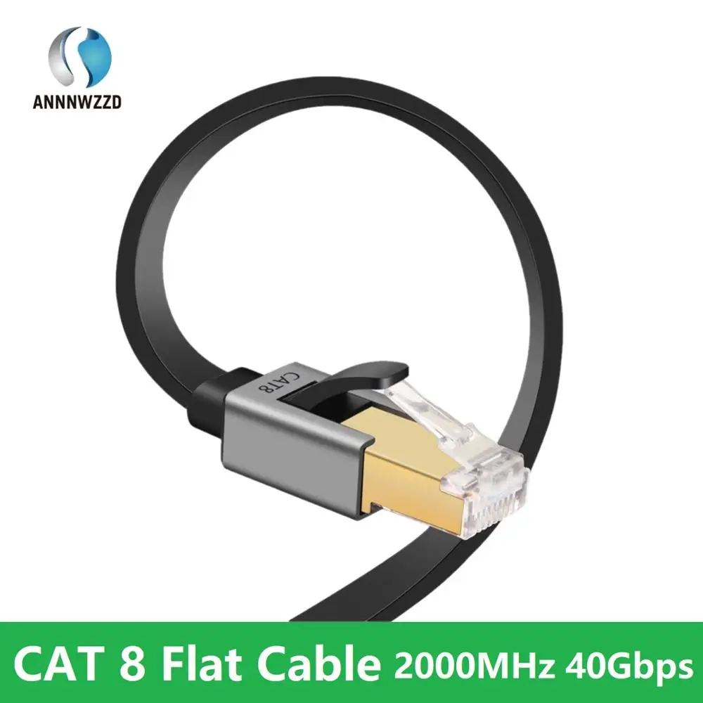 CAT8 Ethernet кабель 40 Гбит/с 2000 МГц высокоскоростной гигабит SFTP Lan сети Интернет кабели для PS 4 маршрутизатор