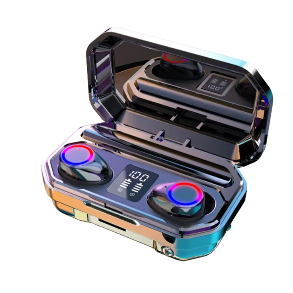 3500mah Wireless Headphones Earphones Earbuds TWS Sport Headset Noise Cancel LED Display Waterproof Touch Control Bluetooth 5 0