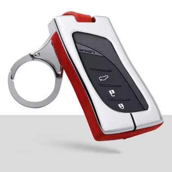 

Beautiful Suede Leather Car Key Case Cover For Lexus NX GS RX IS ES GX LX RC UX US 200 250h 350 LS 450H 260h 300H Accessories