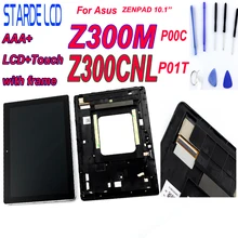 New LCD for Asus Zenpad 10 Z300M P00C Z300CNL P01T LCD Display Touch Screen Digitizer Assembly with Frame Repair Parts