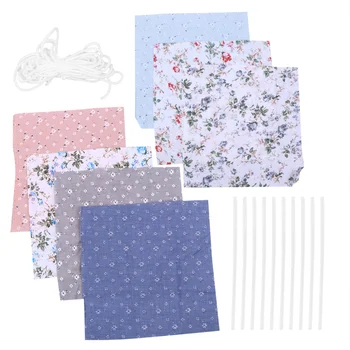

1 Set Delicate DIY Mask Funny Creative Mask Making Kit Dustproof Face Mask Printed Mask Materials Bag for DIY Kids (A Style)