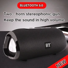 BY6660 Мини Bluetooth динамик Портативный водонепроницаемый беспроводной громкий динамик 10 Вт для телефона компьютера наружное радио fm бас стерео музыка