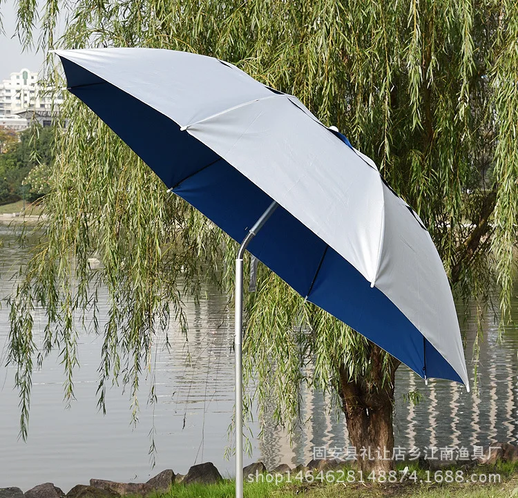 

Aluminum Rod Folding Universal Fishing Umbrella College Style Angling Umbrella Oxford Cloth Fabric Angling Supplies