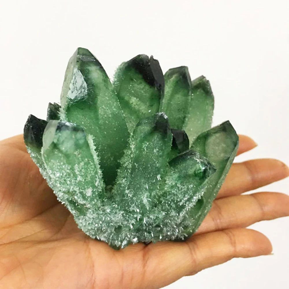 Natural Amethyst Green Crystal Cluster Quartz Raw Crystals Healing Stone Decoration Ornament Point Healing Energy Stone Minera H Natural Amethyst Green Crystal Cluster Quartz Raw Crystals Healing Stone Decoration Ornament Point Healing Energy Stone Minera H