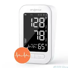 

Mijia Andong Smart Home Sphygmomanometer 5.2 Inch Screen Arm Heart Rate Pulse Meter Sphygmomanometer Pulse Meter