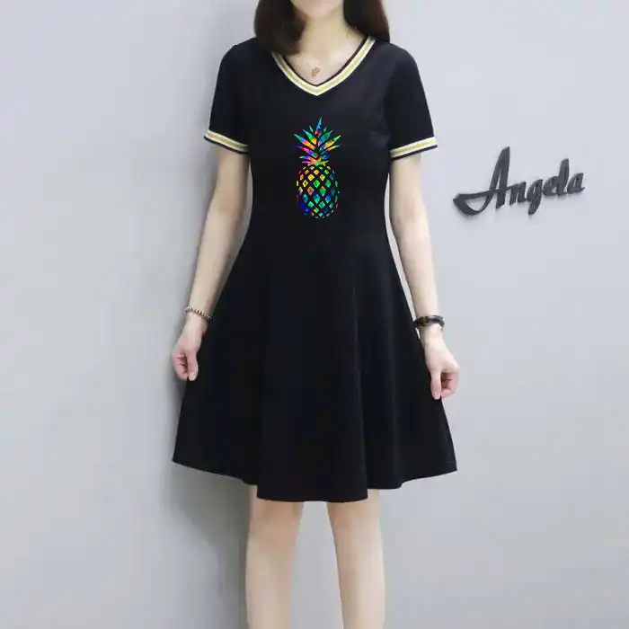 plus size cute black dresses