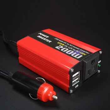 

200W Car Power Inverter Dc 12v To Ac 220v and Ac 110v Converter Usb Charger Adapter 150W Portable Auto Modified Save 12 220 180W