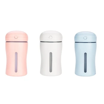 

New style 180Ml Mute Car USB Air Humidifier Aroma Essential Oil Diffuser for Home Fogger Mist Maker with Led Night Lamp
