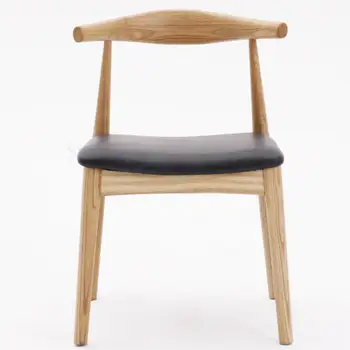 

Horn chair solid wood chair dining chair back modern minimalist nordic desk chair makeup chair restaurant lounge chair