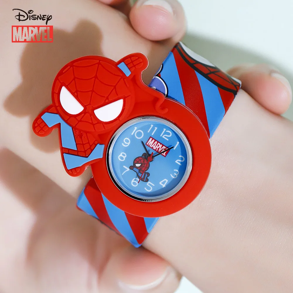 Часы Disney Мстители Человек-паук изображение Диснея Микки детские часы Минни ПЭТ |