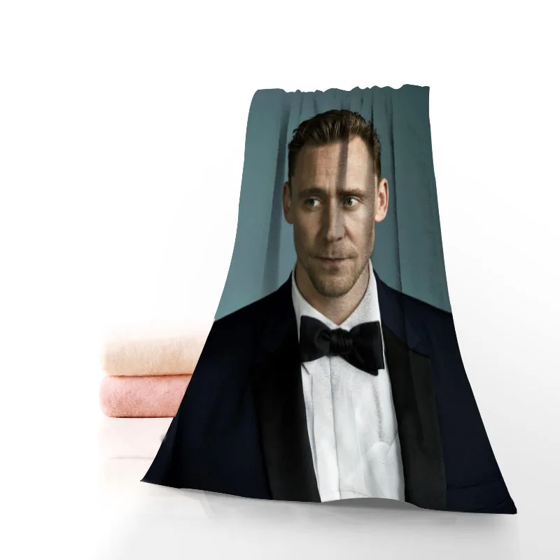 

Пользовательское полотенце Tom Hiddleston с принтом, хлопчатобумажная ткань для лица/ткань для детей, мужские и женские полотенца для душа 70x140 см