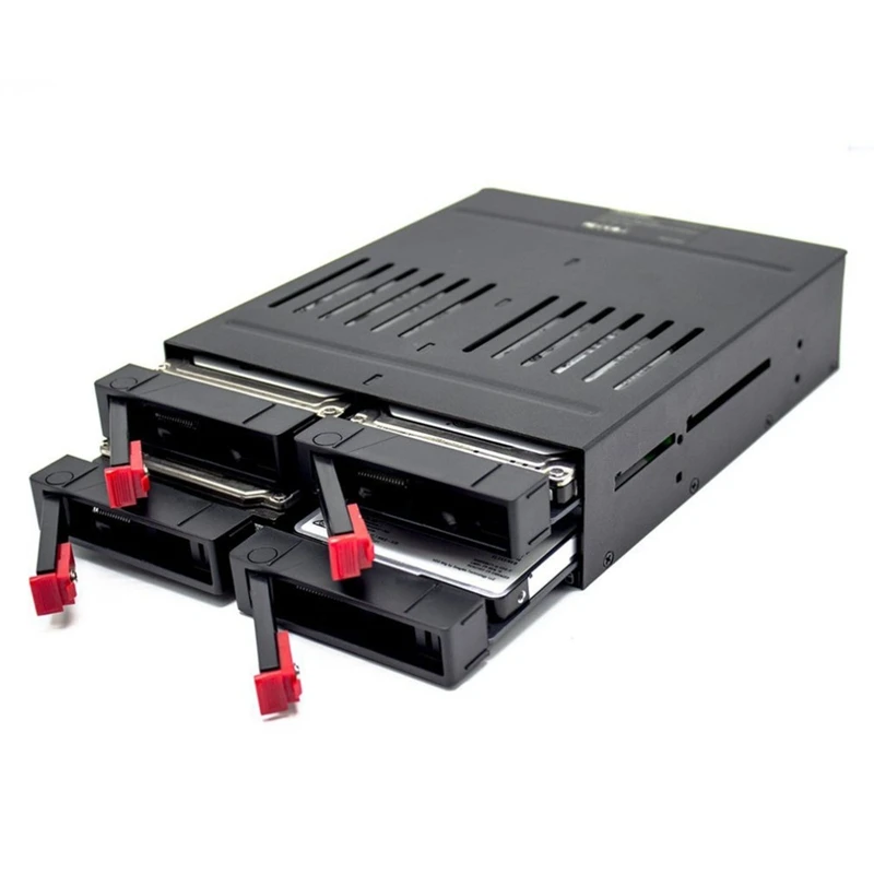 Oimaster He-2006 4 Slots Sata Internal Rack 2.5 Inch Hard Drive Case Internal Mobile Rack With Led Indicator Built-In Fan hdd enclosure hard disk case external hard drive housing