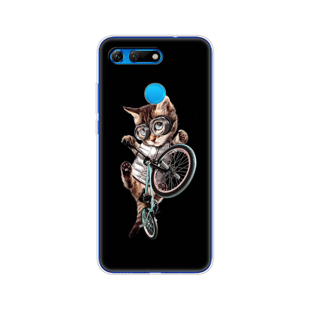 for Honor View 20 V20 Case TPU Funda Soft Silicone Cover For Honor V20 Capa Cute Animal pattern Silicone Phone