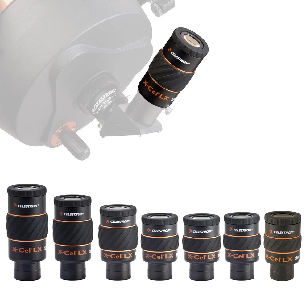 Celestron X-CEL LX окуляр 60 градусов широкоугольный точечный прицел телескоп аксессуары