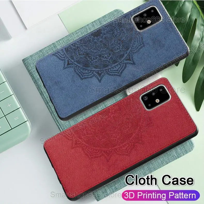 Тканевый чехол для Samsung A81 A71 A51 M30S M40S M60S A70 A60 A50 A40 A30 A20 A10 Galaxy S10 S11 E Plus Note10 Pro |