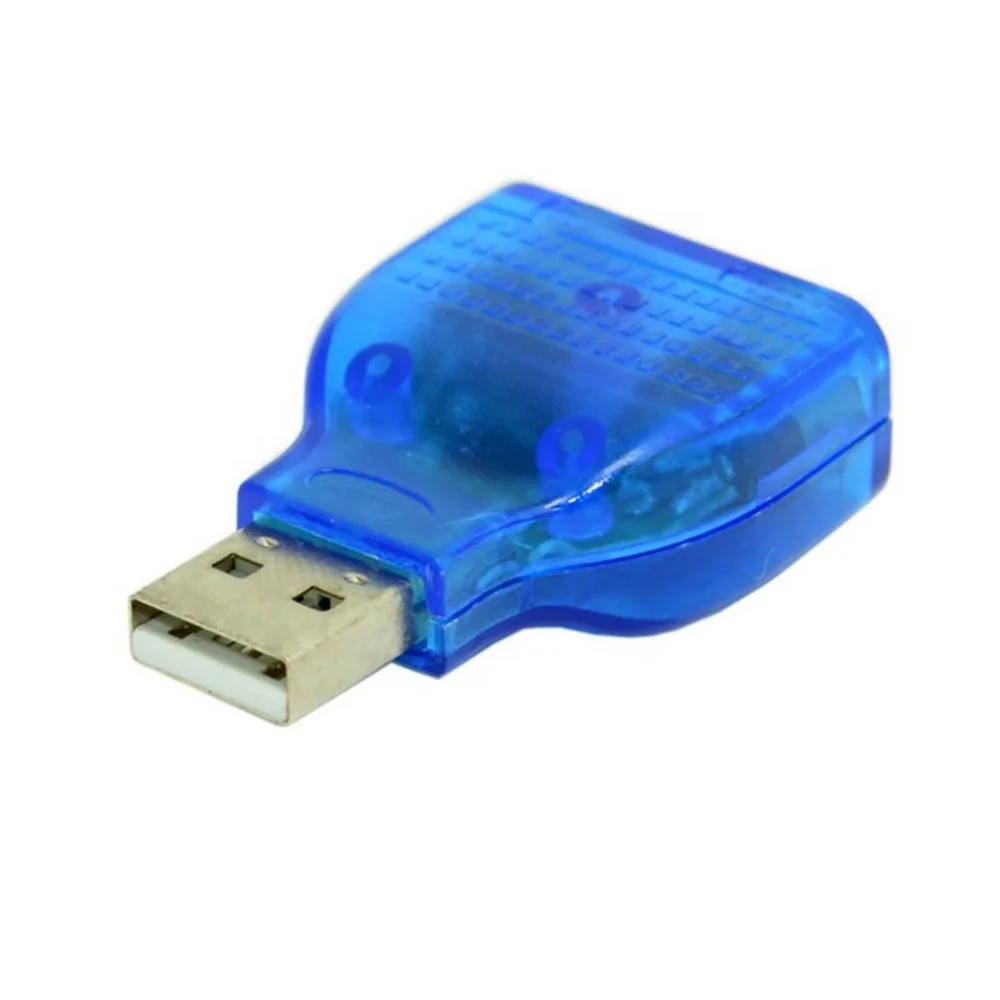 1 шт. 2 3 USB штекер для двойной PS2 Женский адаптер конвертер использовать клавиатуры