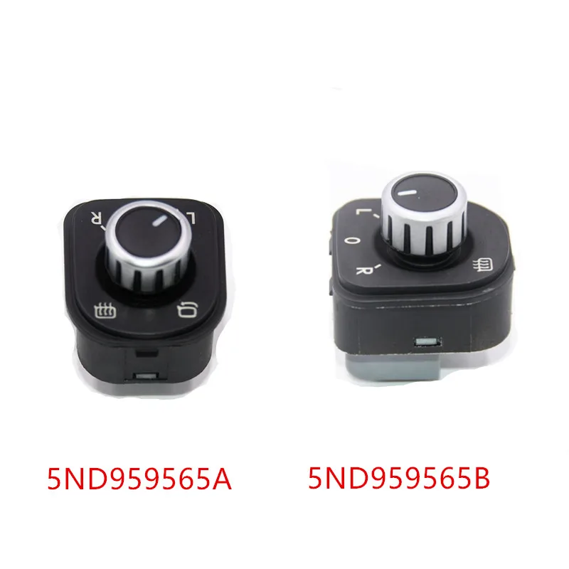 Chrome Power Side Mirror Adjust Switch Knob For Jetta MK5 Golf MK6 Rabbit Eos Passat B6 3C Tiguan 5ND959565A 5ND959565B | Автомобили и