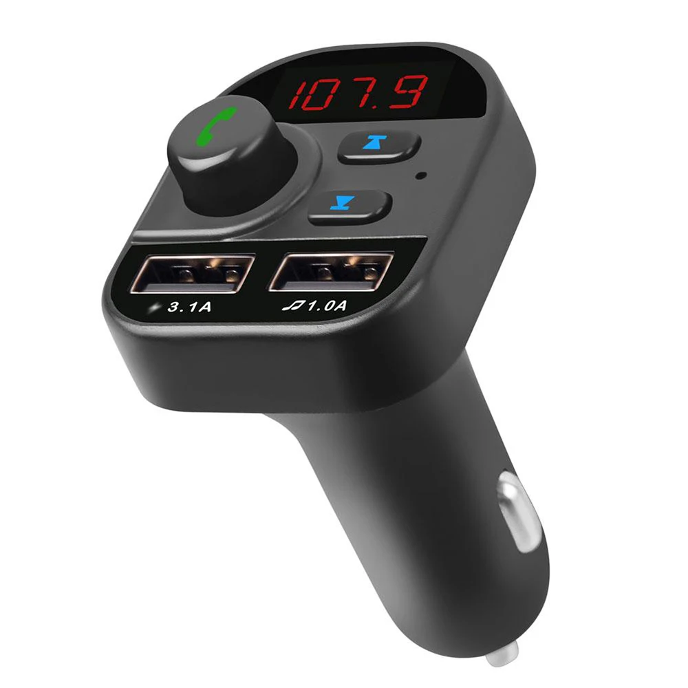 805E Автомобильный MP3-плеер Многофункциональный BT5.1 fm-передатчик Двойные USB зарядные устройства Поддержка Hands-free TF карта U диск воспроизведение музыки
