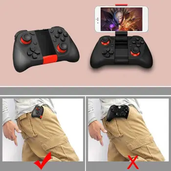 

Cell Phone Game Controller Bluetooth Joystick Controller for Smartphone Gamepad