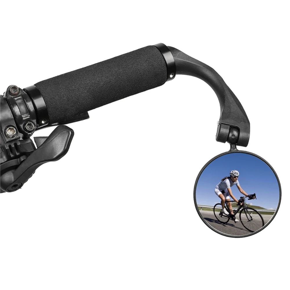 

Bike Rear View Mirror 360 Degree Rotatable Adjustable Bicycle Handlebar Grip Rearview Bicycle Folding Rearview Mirror Left/Right