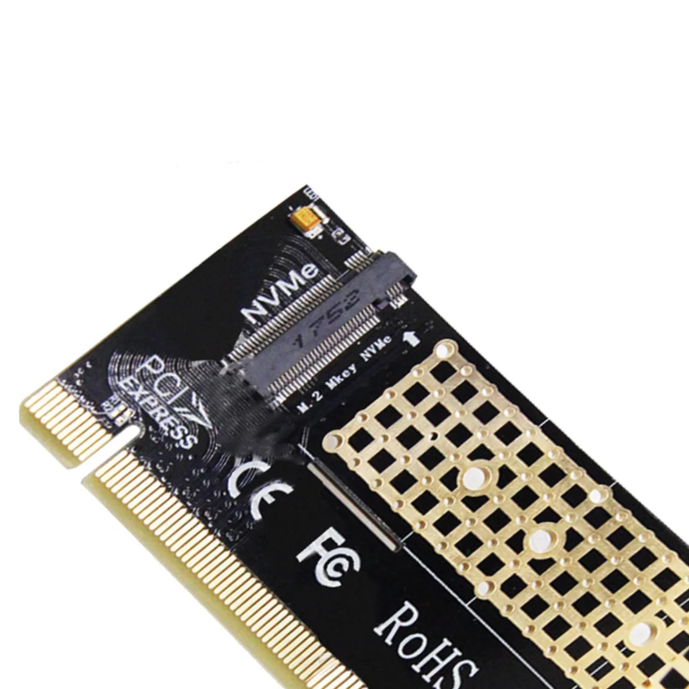 M.2 Накопитель SSD с протоколом NVME NGFF к PCI Express 3,0X16 адаптер с светодиодный M ключ интерфейс карты Suppor PCI Express 3,0x4 2230-2280
