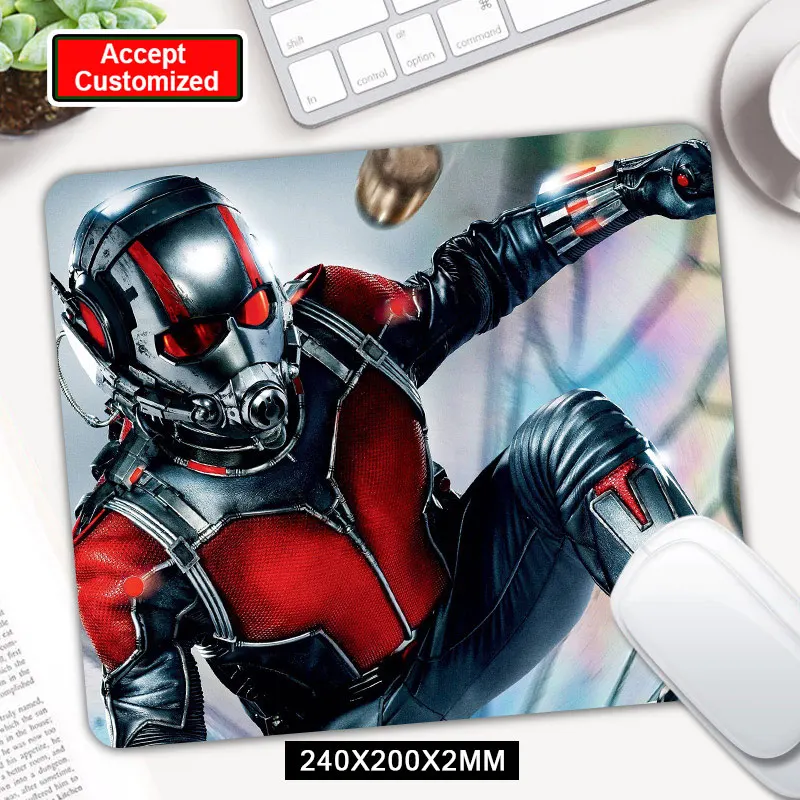 Противоскользящий коврик для мыши Ant-Man компьютерный резиновый коврик для мыши Коврик для мыши - Цвет: 24x20cm