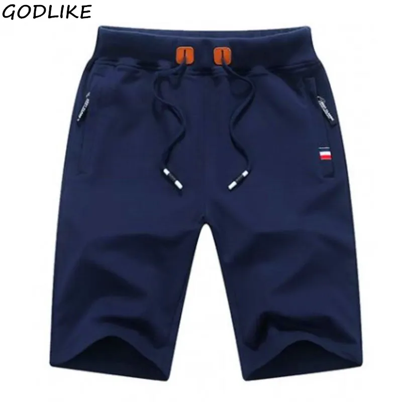 Повседневные хлопковые шорты для мужчин, летняя мода, свободные, подходят для мужчин, одноцветные, для бега, дышащие, с эластичной талией, шорты для мужчин размера плюс 4XL