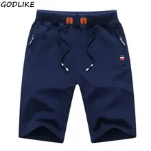 Повседневные хлопковые шорты для мужчин, летняя мода, свободные, подходят для мужчин, одноцветные, для бега, дышащие, с эластичной талией, шорты для мужчин размера плюс 4XL