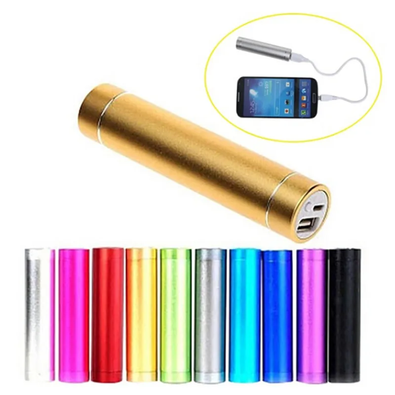 DIY USB Mobile Phone Power Bank Charger Pack Box Battery Case Portable External USB Power Bank Box 2600mAh 18650 Battery Box