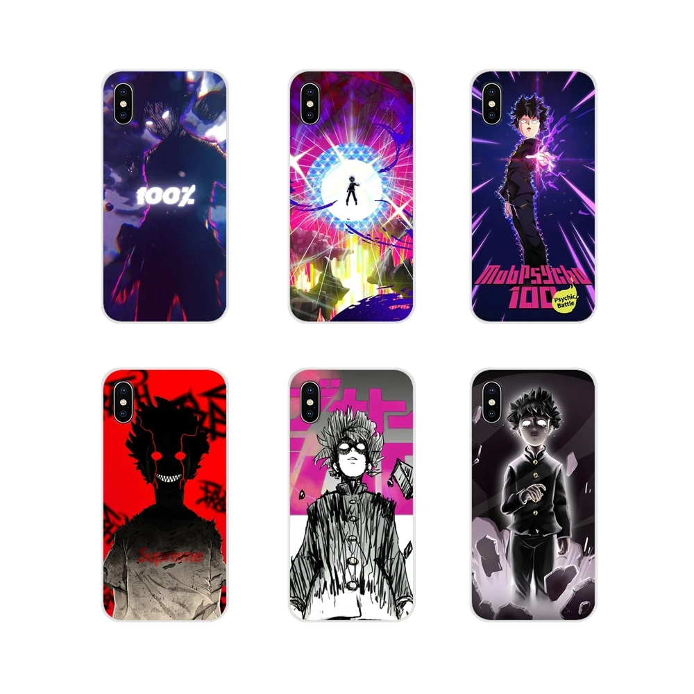 Для Samsung Galaxy J1 J2 J3 J4 J5 J6 J7 J8 плюс 2018 Prime 2015 2016 2017 Mob Psycho (милый чудак 100 логотип