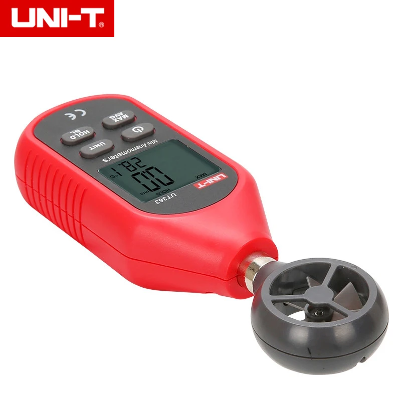 UNI-T UT363 0-30 м/с цифровой мини Анемометр измеритель скорости ветра Тестер воздушного потока-10~ 50C термометр