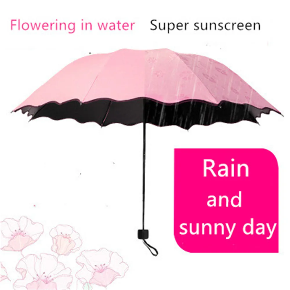 Windproof Sunscreen Collapsible Automatic Umbrella Rain And Rain Dual