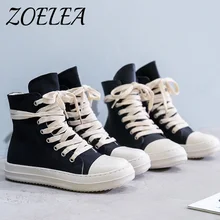 

Large 44 Women's Canvas Black Shoes 2022 Autumn Platform Ins Fashion Brand Women's Sports Shoes Outdoor Casual Flat Shoe