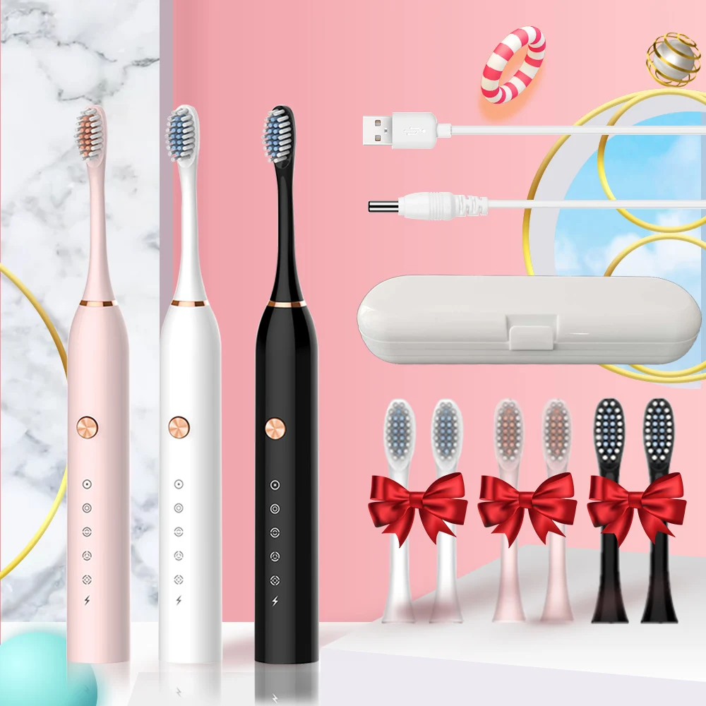 Powerful Ultrasonic Sonic Electric Toothbrush USB Rechargeable Tooth Brush Adult Electronic Washable Whitening relax Teeth Brush Powerful Ultrasonic Sonic Electric Toothbrush USB Rechargeable Tooth Brush Adult Electronic Washable Whitening relax Teeth Brush