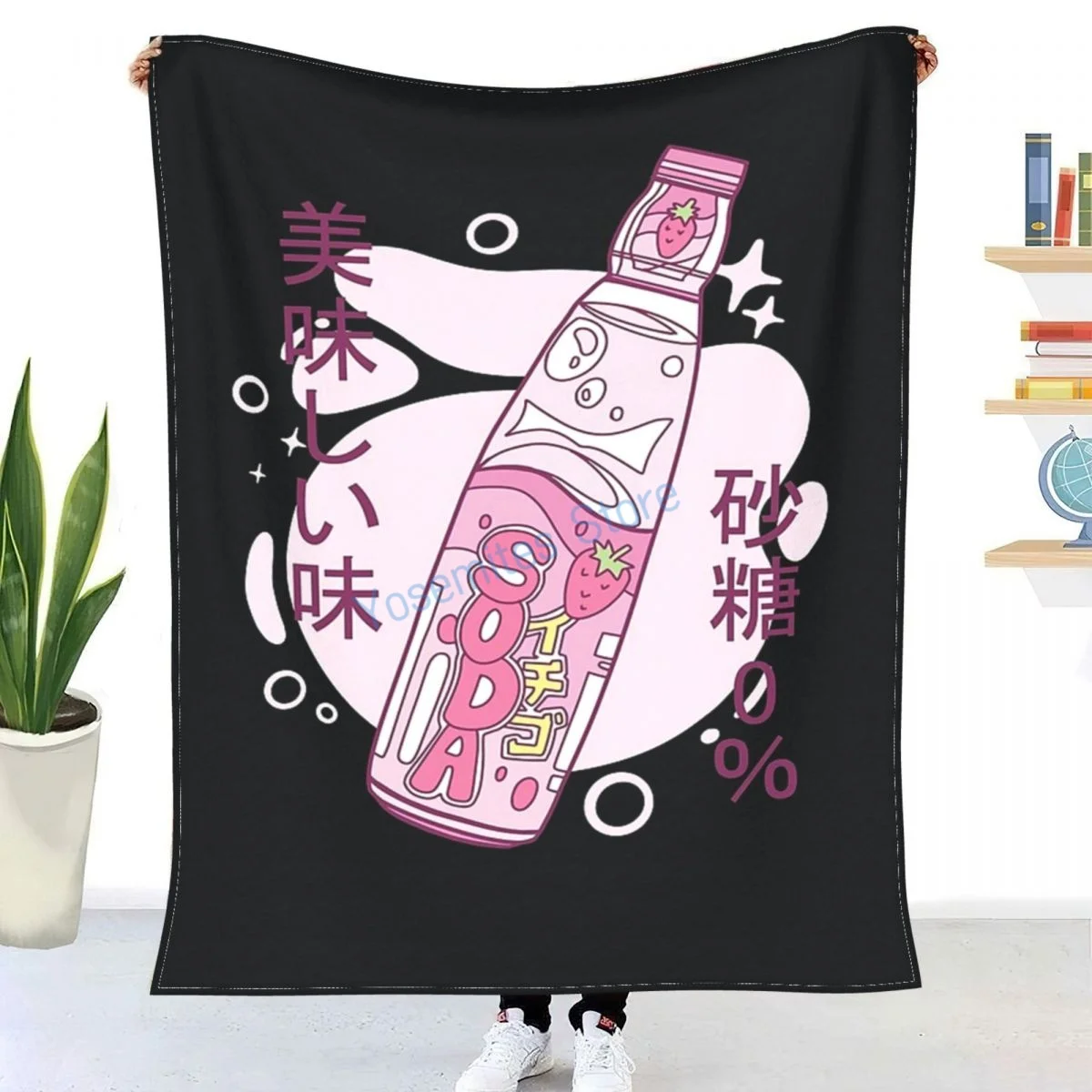 

Japanese Soda Anime Shirt Throw Blanket Winter flannel bedspreads, bed sheets, blankets on cars and sofas, sofa covers